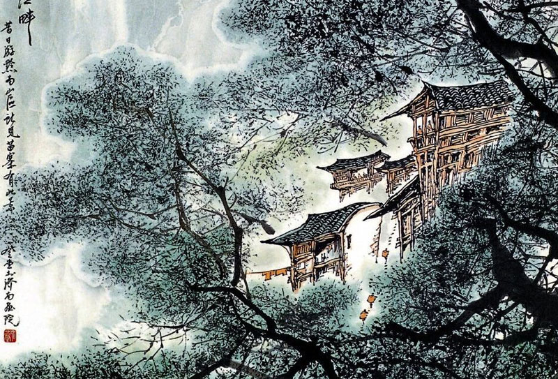 曾為中國(guó)美術(shù)家協(xié)會(huì)會(huì)員張登堂國(guó)畫作品欣賞(一)